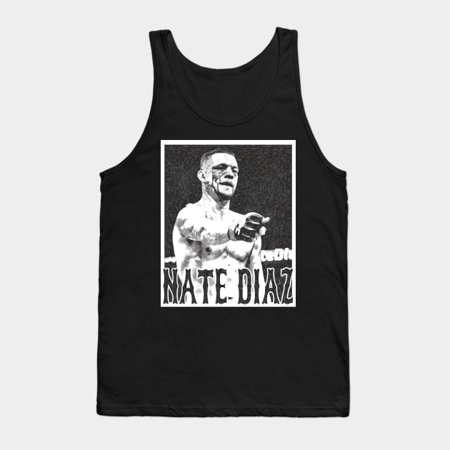 NATE DIAZ Tank Top by SavageRootsMMA